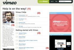 Vimeo Help Page